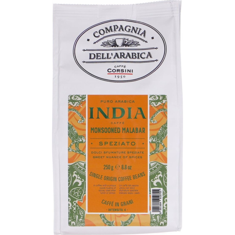 Bazzara Kawa ziarnista Compagnia Dell'Arabica India Monsooned Malabar 250g