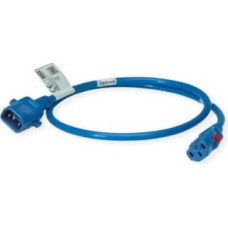 Bachmann Kabel zasilający Bachmann C14-C15 1.0m niebieski 10A, blokada po obu stronach