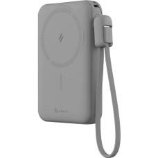 Adam Elements Vionta C2 Pro - magnetyczny powerbank bezprzewodowy do iPhone/Apple Watch 10000 mAh szary