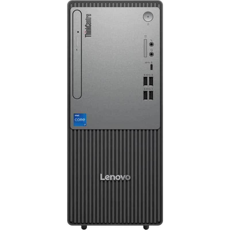 Lenovo ThinkCentre neo 50t Gen 5 Intel® Core™ i7 i7-14700 16 GB DDR5-SDRAM 512 GB SSD Windows 11 Pro Tower dators Melns, Pelēks