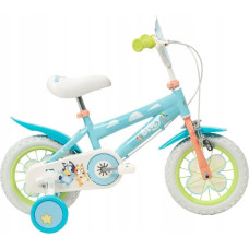Toimsa Детский велосипед Bluey 12 дюймов, синего и лаймового цветов