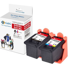 G&G Patronen 2er Set kompatibel mit Canon 540XL + 541XL