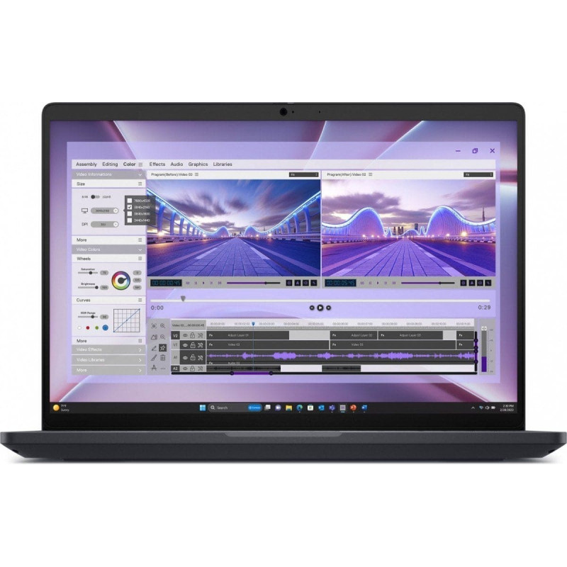Dell Laptop Dell Stacja robocza Pro Max 16 MC16250 Win11Pro|U7-265H|16GB|512GB|RTX PRO 500|FgrPr&SmtCd|FHD IR Cam&Mic|WLAN+BT|16FHD+|Backlit