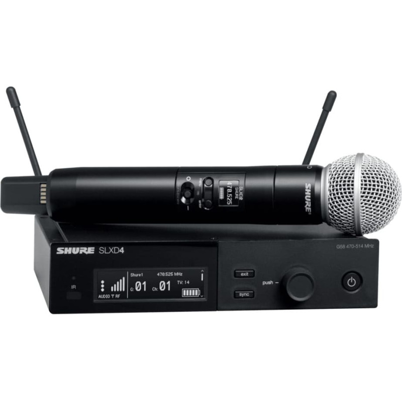 Shure SLXD24E/SM58-G59 — Cyfrowy sistēma bezprzewodowy