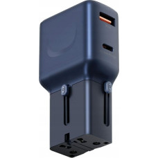 Energea Ładowarka Energea Ładowarka sieciowa TravelGo Adapter 35 USB-A/USB-C 35W niebieski