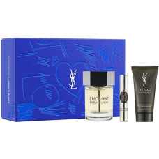 Yves Saint Laurent L'Homme zestaw woda toaletowa spray 100ml + żel pod prysznic 50ml + miniatura wody toaletowej 10ml