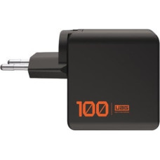Noname UAG SRGE Charger - ładowarka sieciowa 100W, 2x USB-C oraz USB-A, wtyczki EU, UK, US w zestawie (black)
