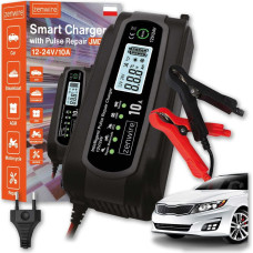 Zenwire Prostownik Ładowarka Akumulatorów Samochodowy z Funkcją Naprawy 12V 24V 10A Zenwire JMD-10