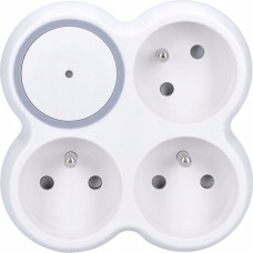 Solight přepěťová ochrana do zásuvky, 570J, 3 zásuvky