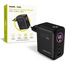 Mobile Origin 65W GaN Display Charger PW20 - 2x USB-C + USB-A