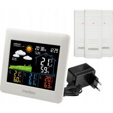 Meteo STACJA POGODOWA Z DCF METEO SP106 POGODYNKA 3 CZUJNIKI
