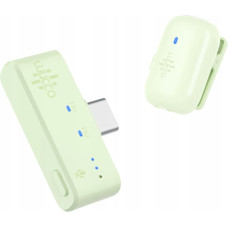 Ulanzi Mini Bezprzewodowy Mikrofon Krawatowy Hd 100m Do Telefonu Usb Type-c Usb-c / Minipods K1 / Zielony