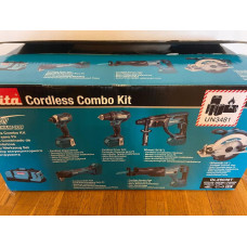 Makita Zestaw elektronarzędzi Makita Set of cordless tools MAKITA DLX6038T