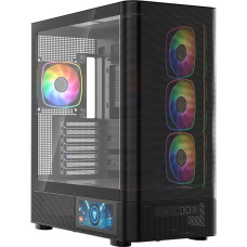Modecom PC case Volcano AQ400 ARGB MIDI BLACK