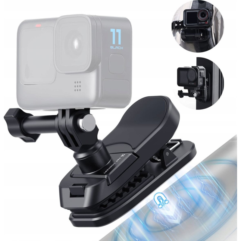 KF Magnetyczny Klips Uchwyt Mocowanie Na Pasek Pas Szelki Na 1/4