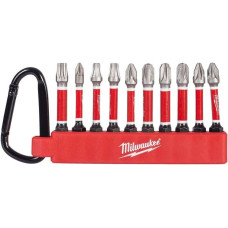 Milwaukee Zestaw narzędzi Milwaukee MILWAUKEE ZESTAW KOŃCÓWEK 10szt. KARABIŃCZYK