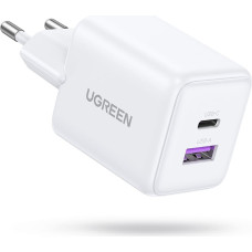 Ugreen Ładowarka Ugreen Ugreen 65015 ładowarka do urządzeń przenośnych Słuchawki, Telefon komórkowy, Power bank, Tablet, Telefon Biały Prąd przemienny Szybkie ładowanie Wewnętrzna