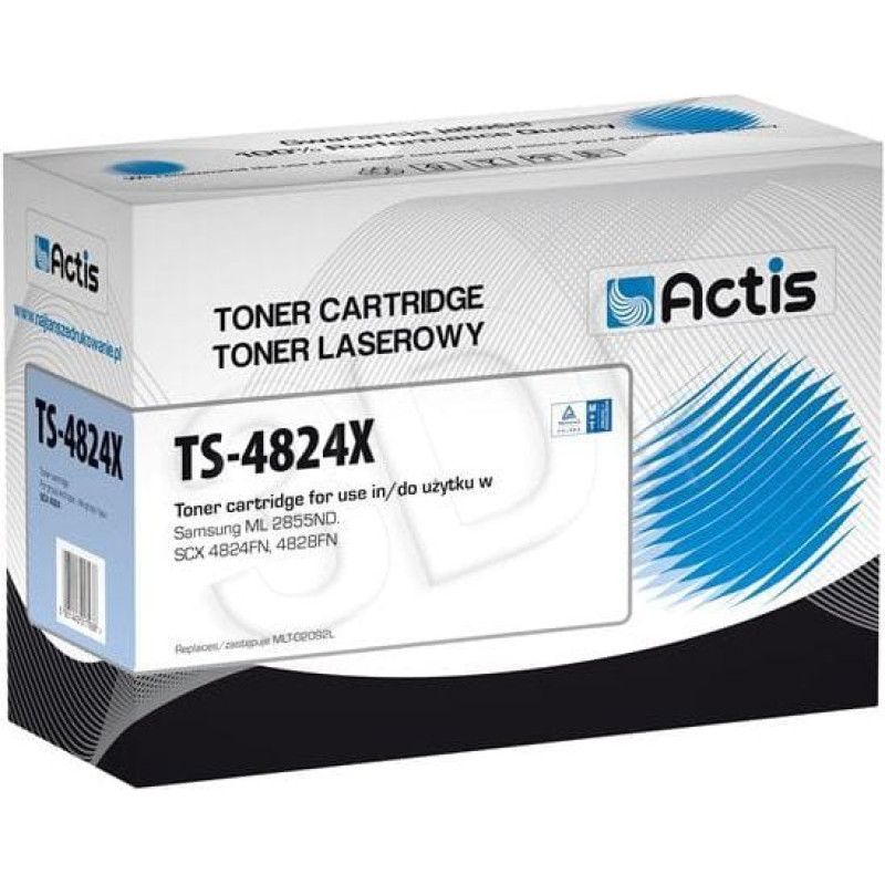 Actis TS-4824X toner for Samsung printer; Samsung MLT-D2092L replacement; Standard; 5000 pages; black
