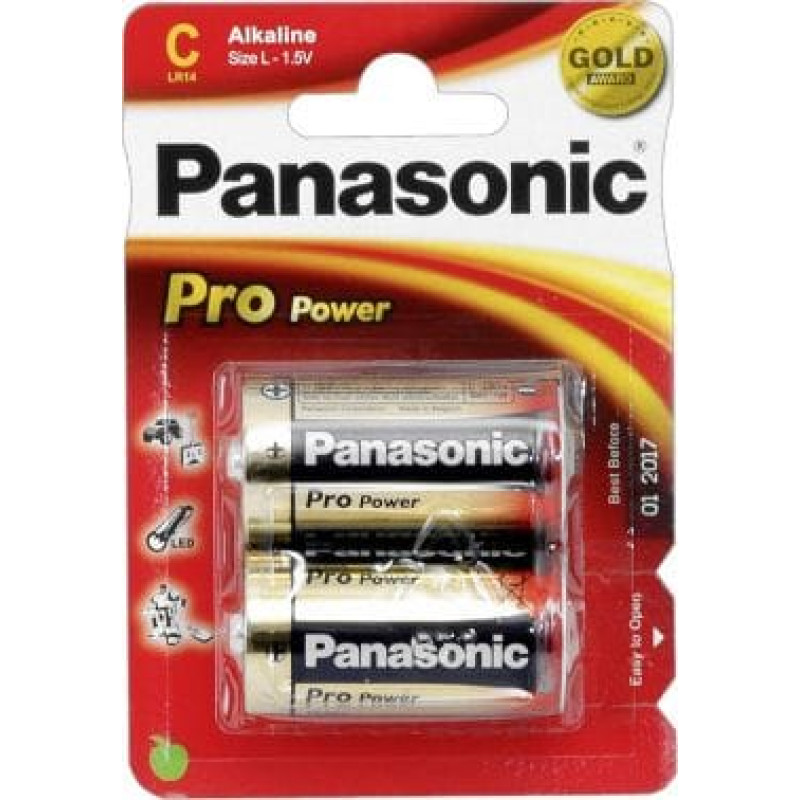 Panasonic Bateria Pro Power C / R14 24 szt.