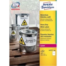 Avery Zweckform Avery L4775-100 self-adhesive label White Rounded rectangle Permanent 100 pc(s)