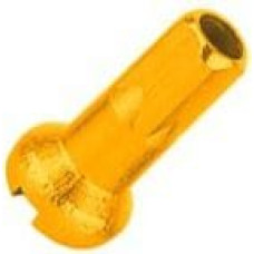 Cn Spoke Nyple AN12 12mm aluminiowe złote 144szt.