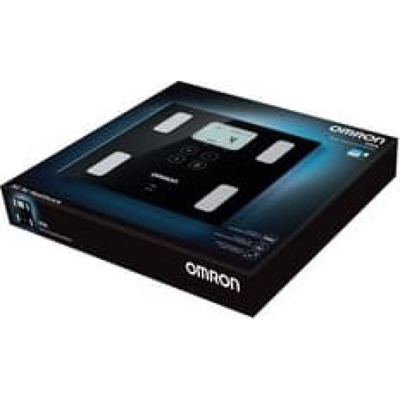 Omron VIVA Square Black Electronic personal scale