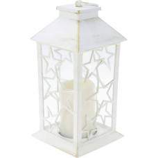 Home Styling Collection Dekoracja świąteczna Home Styling Collection Zimowy lampion ze świecą LED, 28 cm