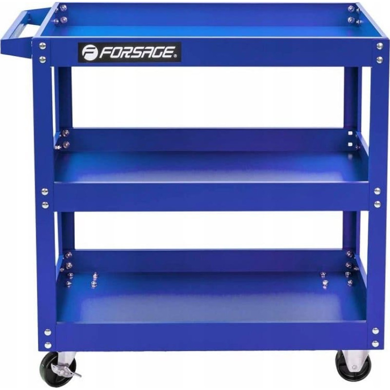 Forsage Wózek narzędziowy Forsage Wózek narzędziowy, warsztatowy z 3 półkami, na kółkach