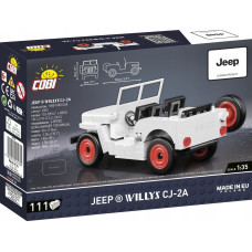 Cobi Jeep Willys CJ-2A biały