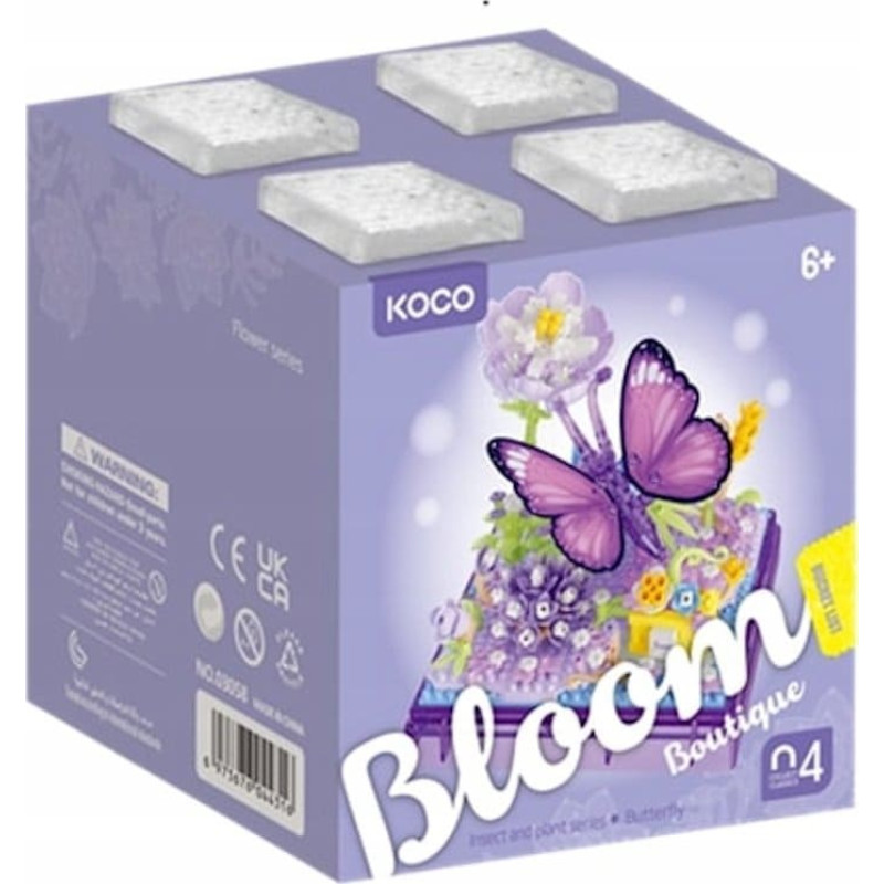 Crocodile Creek KOCO klocki Motyl 471el 03058 44316 /24