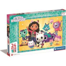Clementoni CLE puzzle 24 maxi SuperKolor Domek Gabby 28521