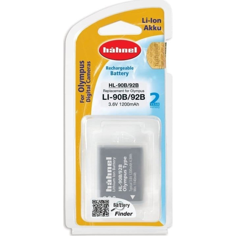 Hahnel Akumulator Hahnel Hähnel Battery Olympus HL-90B/92B