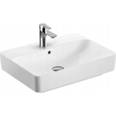 Geberit Variform Umywalka stawiana na blat, prostokątna, B60cm, H15.8cm, T45cm, z przelewem, z otworem na baterięGEBERIT