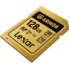 Lexar SDXC ARMOR Gold UHS-II U3, Stainless Steel, IP68 R280/W210 (V60) 128GB
