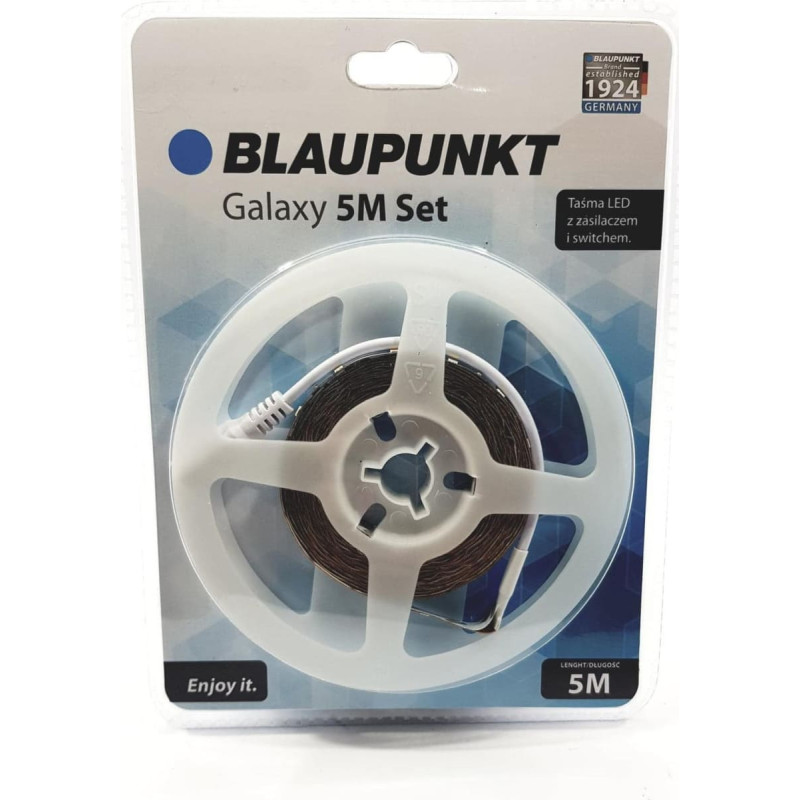 Blaupunkt Taśma LED Blaupunkt BLAUPUNKT TAŚMA LED WW 5m ZESTAW