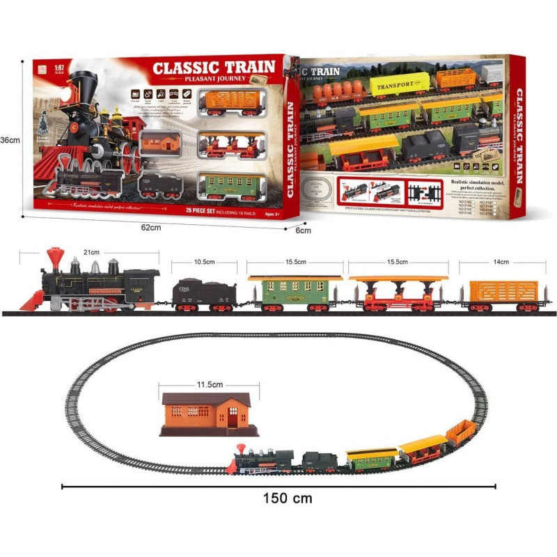 Trifox KOLEJKA NA BATERIE 26 ELEMENTÓW