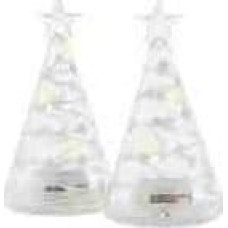 Philips Sirius Home Sweet Christmas Trees, Light decoration figure, Transparent, Glass, 3 bulb(s), LED, Battery