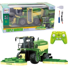 Leantoys Kombajn Z Kosiarkami Do Trawy Efekt Pary Zdalnie Sterowany RC 2.4G LEAN Toys
