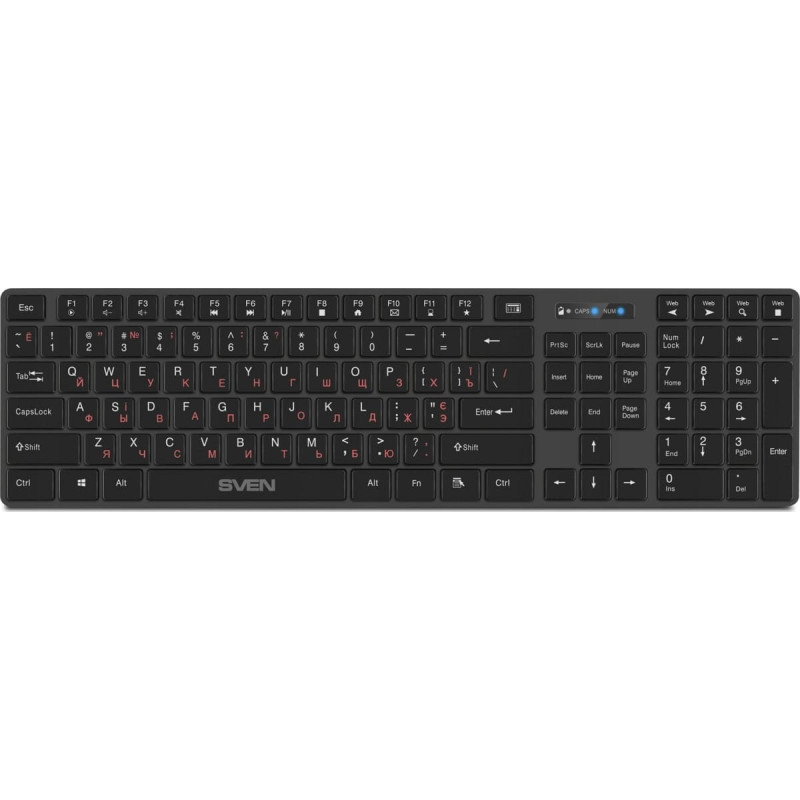 Sven KB-E5300W graphite klawiatura bezprzewodowa