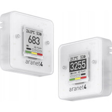 Usorteret aranet CO2-måler 0, 0, 0, 600 - 9999, 50, 85, 1100 ppm, °C, %, hPa med temperaturmålefunktion