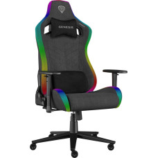 Genesis FOTEL GAMINGOWY GENESIS TRIT 660 RGB SZARY