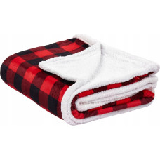 Beliani Koc LIQUORICE 150 x 200 cm Czerwony Lumarko!