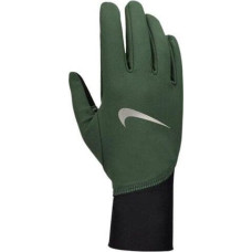Nike Rękawiczki do biegania męskie Nike Pacer Midweight zielono-czarne N1010535313 XL
