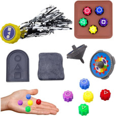 Leantoys Zestaw 4 Gier Squid Game Tradycyjne Koreańskie Gry Kości Bączek LEAN TOYS