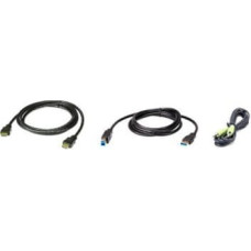 Aten 2L-7D02UHX3 kabel KVM Czarny 1,8 m