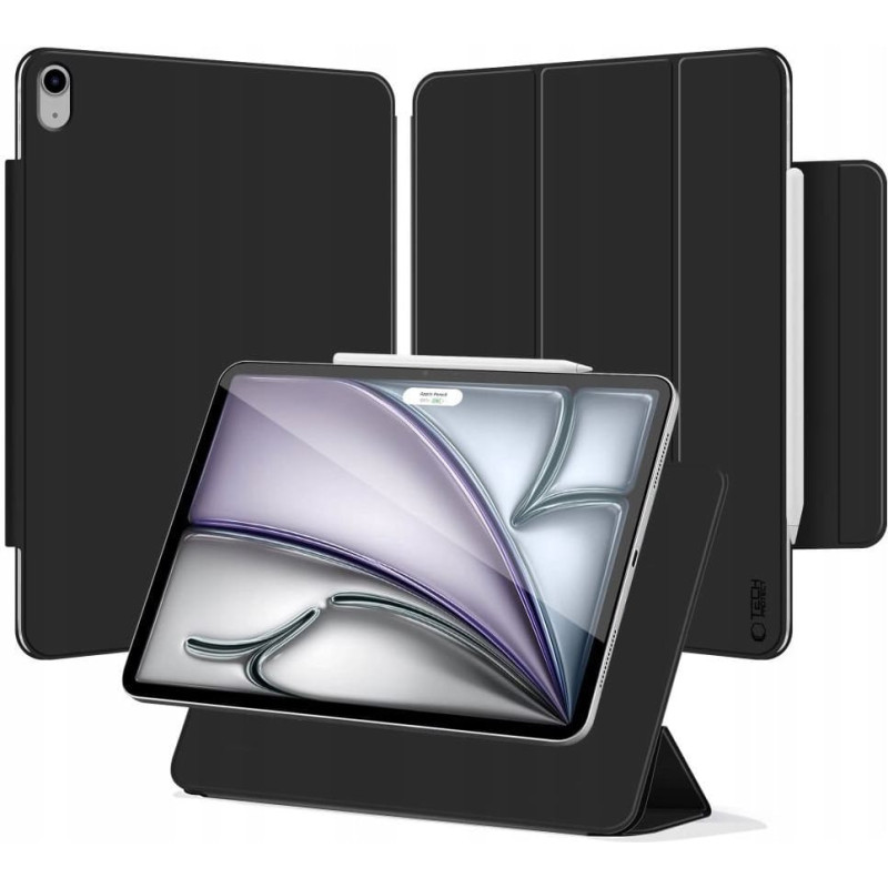 4Kom.pl TECH-PROTECT SMARTCASE MAGNETIC IPAD AIR 13” 1 / 2 / 2024-2025 BLACK
