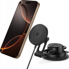 Noname Spigen OneTap Pro 4 MagSafe Car Mount Charger, black - Wireless / Dashboard / Windshield