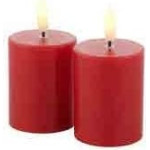 Sirius Home Sille Mini, Light decoration figure, Red, Wax, 2 lamp(s), LED, Battery