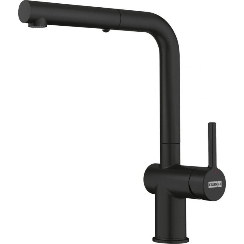 Franke Bateria kuchenna Franke FRANKE Bateria Active L pull-out spray czarny mat 115.0653.382
