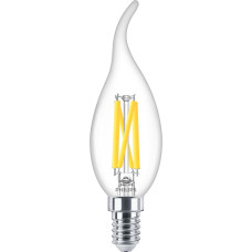 Philips LED WarmGlow Lampe 40W E14 Kerze Klar 1er P